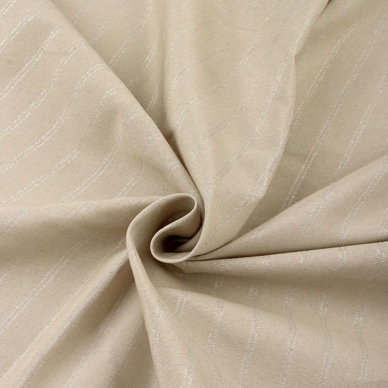 لینن لمه بافت راه راه 040126/5 استخوانی رنگ