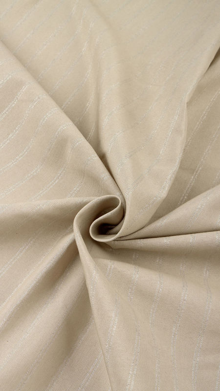 لینن لمه بافت راه راه 040126/5 استخوانی رنگ