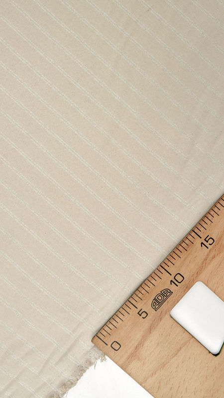 لینن لمه بافت راه راه 040126/5 استخوانی رنگ