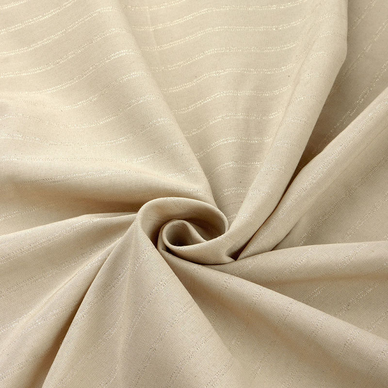 لینن لمه بافت راه راه 040126/4 کرم رنگ