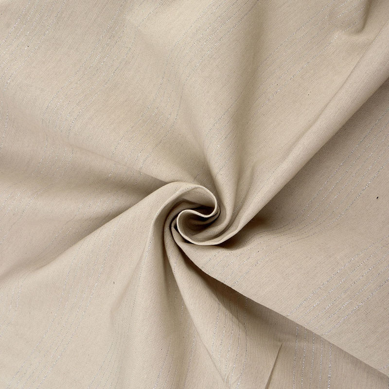 لینن لمه بافت راه راه 040126/2 استخوانی رنگ