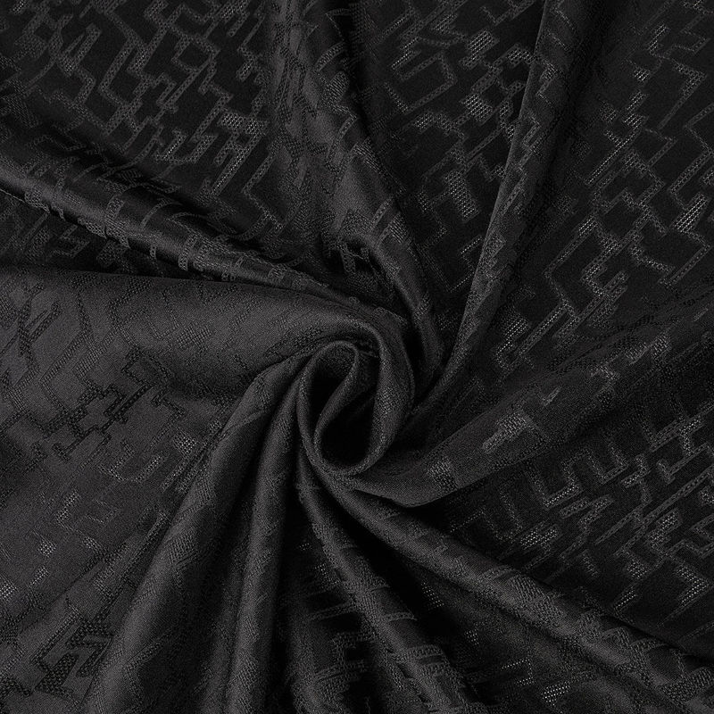 ژاکارد طرح کوبیسم 040128 مشکی رنگ