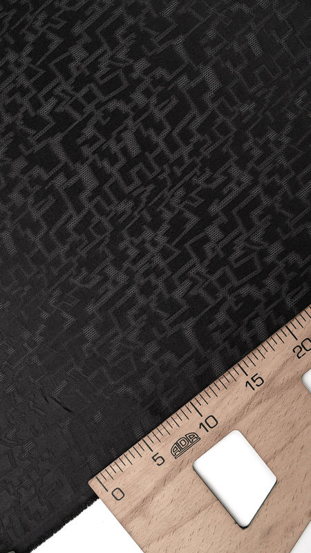 ژاکارد طرح کوبیسم 040128 مشکی رنگ