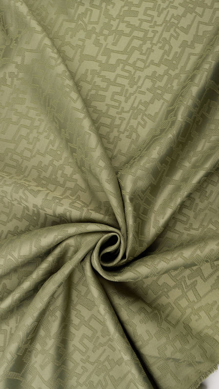 ژاکارد طرح کوبیسم 040128 سبز رنگ