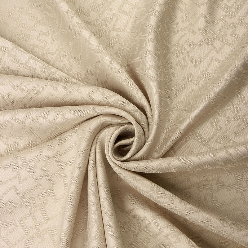 ژاکارد طرح کوبیسم 040128 کرم رنگ