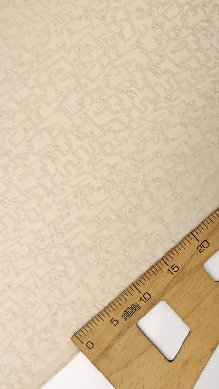 ژاکارد طرح کوبیسم 040128 کرم رنگ