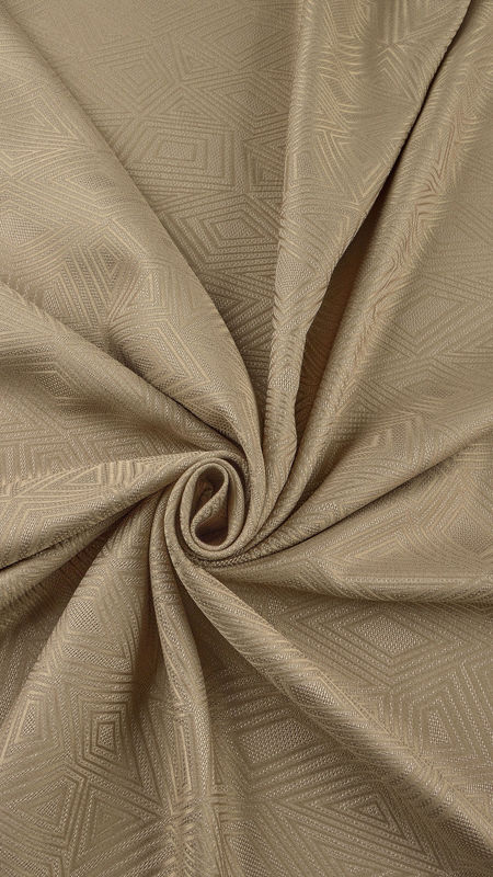 ژاکارد طرح هندسی 040128 نسکافه ای رنگ