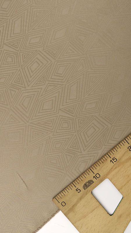 ژاکارد طرح هندسی 040128 نسکافه ای رنگ