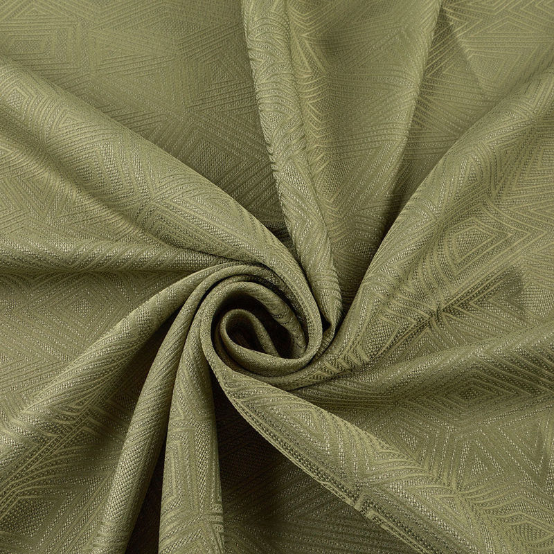 ژاکارد طرح هندسی 040128 سبز رنگ