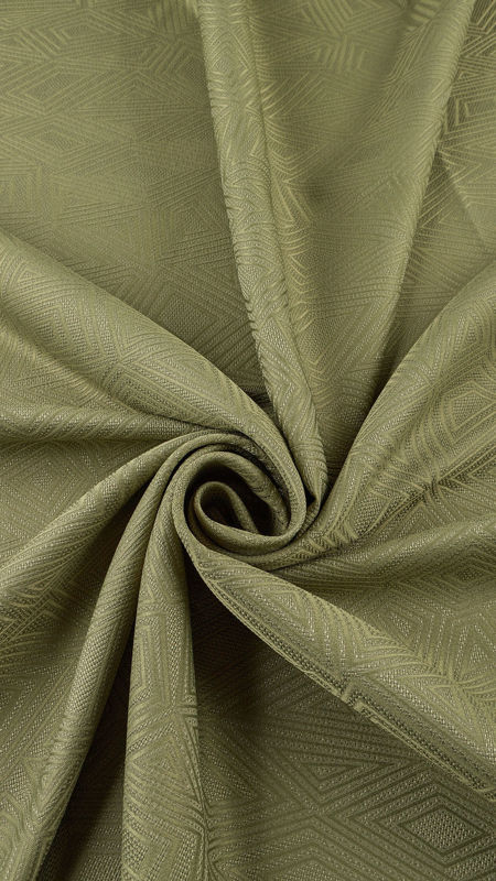 ژاکارد طرح هندسی 040128 سبز رنگ