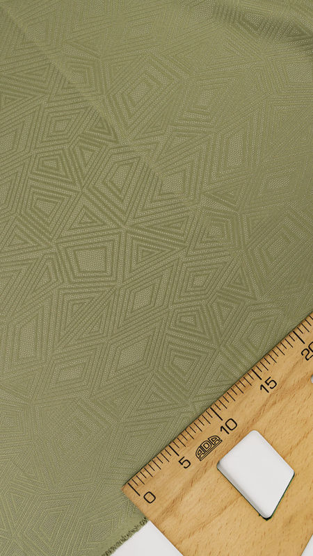 ژاکارد طرح هندسی 040128 سبز رنگ