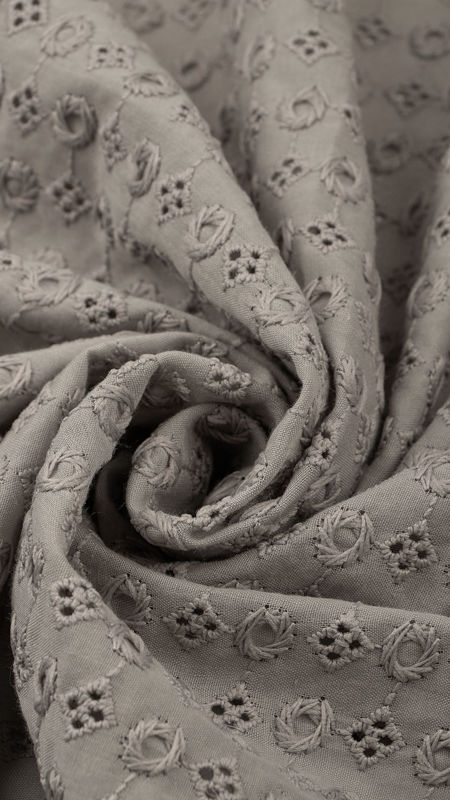 وال خامه دوزی طرح هندسی 040203 طوسی رنگ