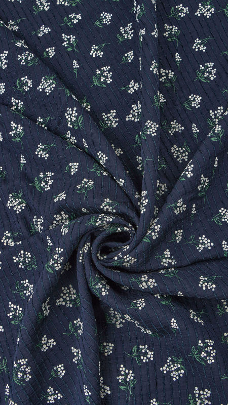 وال گل گچی درشت 040203 سرمه ای رنگ