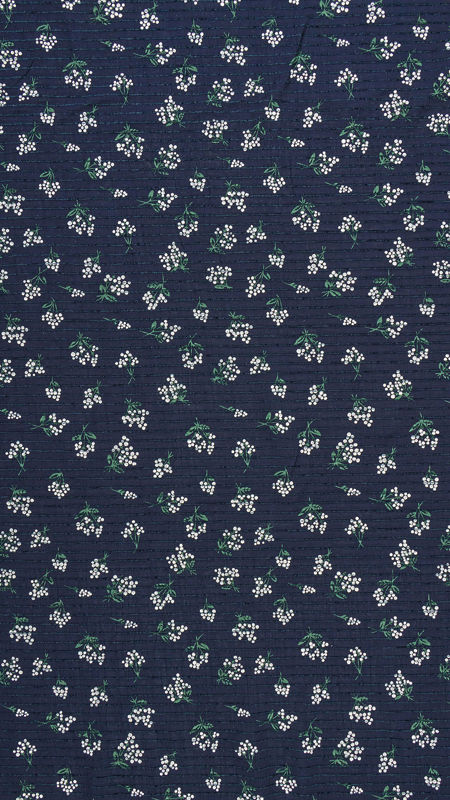 وال گل گچی درشت 040203 سرمه ای رنگ