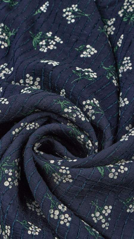 وال گل گچی درشت 040203 سرمه ای رنگ