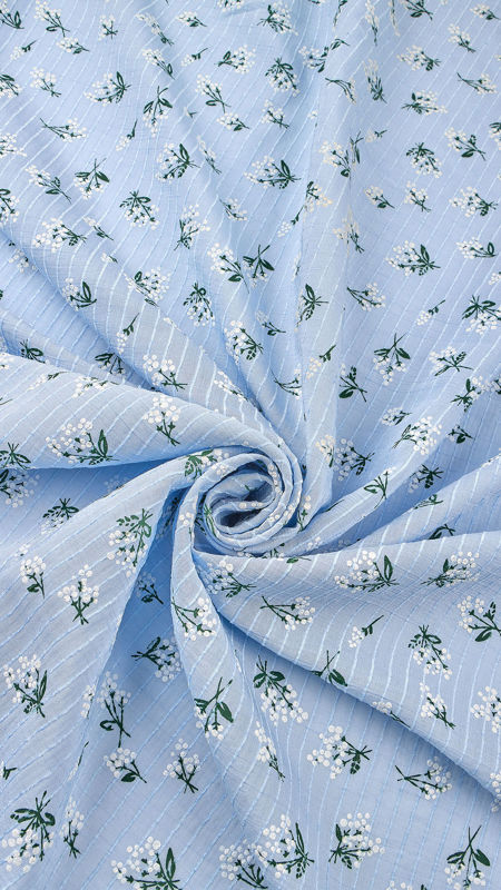 وال گل گچی درشت 040203 آبی رنگ