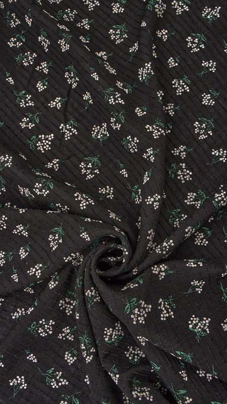 وال گل گچی درشت 040203 مشکی رنگ