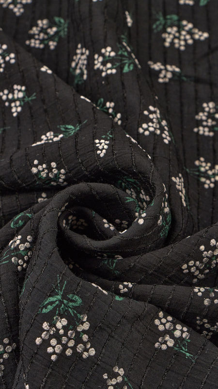 وال گل گچی درشت 040203 مشکی رنگ