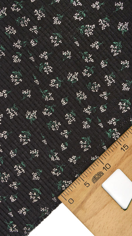 وال گل گچی درشت 040203 مشکی رنگ