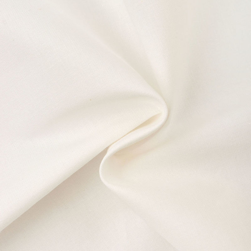 پوپلین کش ساده 040206 شیری رنگ