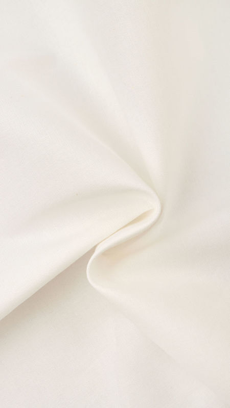 پوپلین کش ساده 040206 شیری رنگ