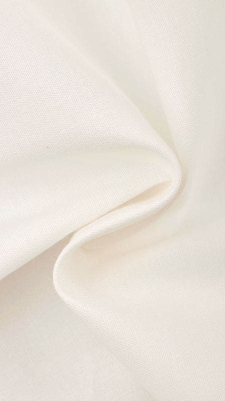 پوپلین کش ساده 040206 شیری رنگ