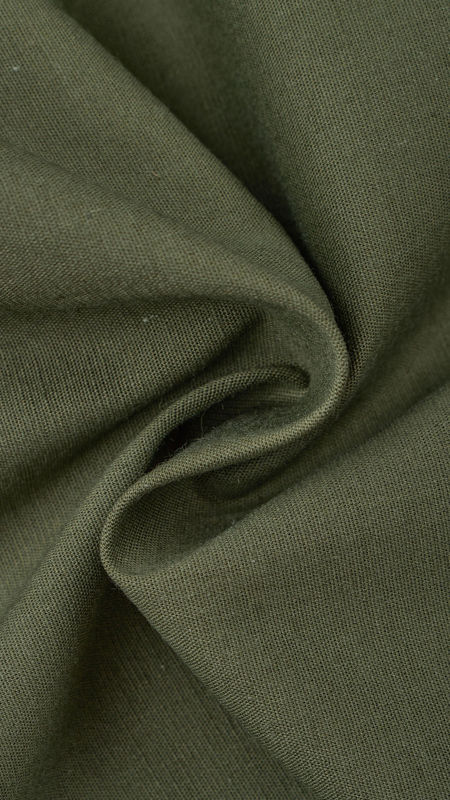 پوپلین کش ساده 040206 سبز ارتشی رنگ