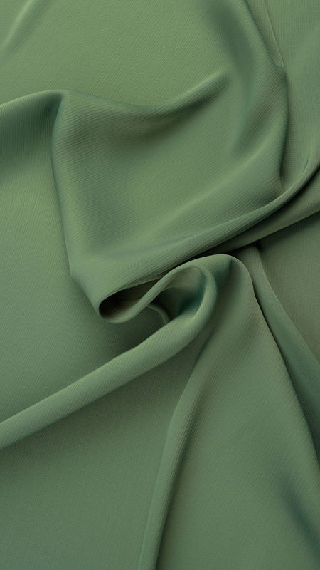 ساتن کریشه 040203 سبز رنگ