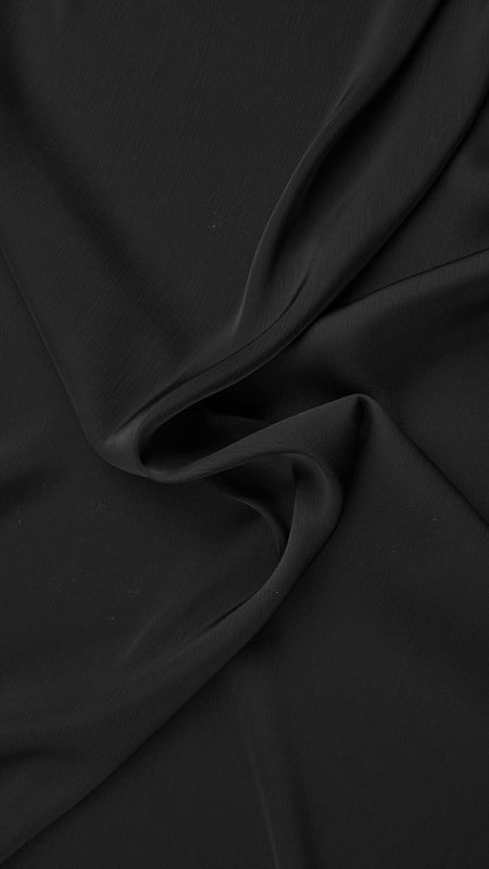 ساتن کریشه 040203 مشکی رنگ