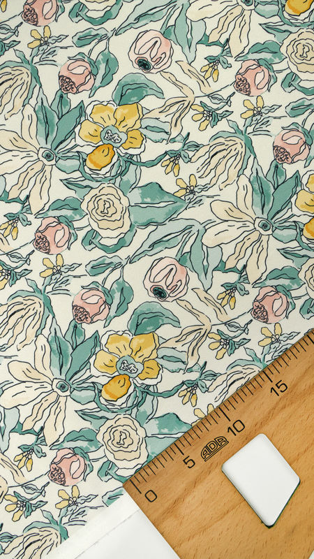 ساتن سیلک طرح دار چاپی 040227/16 مولتی رنگ