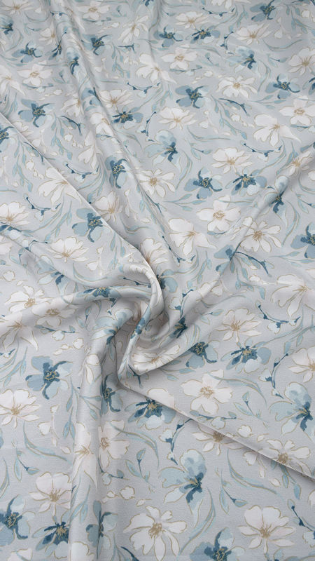 ساتن سیلک طرح دار چاپی 040227/29 مولتی رنگ