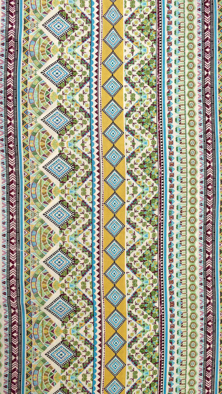 نخی طرح دار 040317/1 پسته ای رنگ