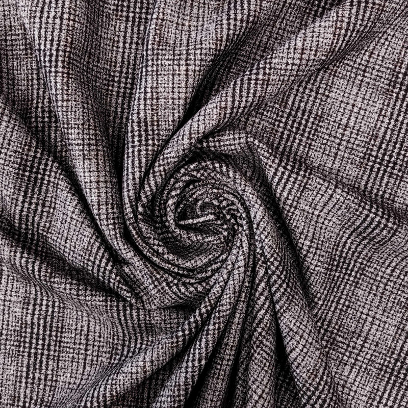 زمستانی چهارخانه وی آی پی 040625 طوسی رنگ