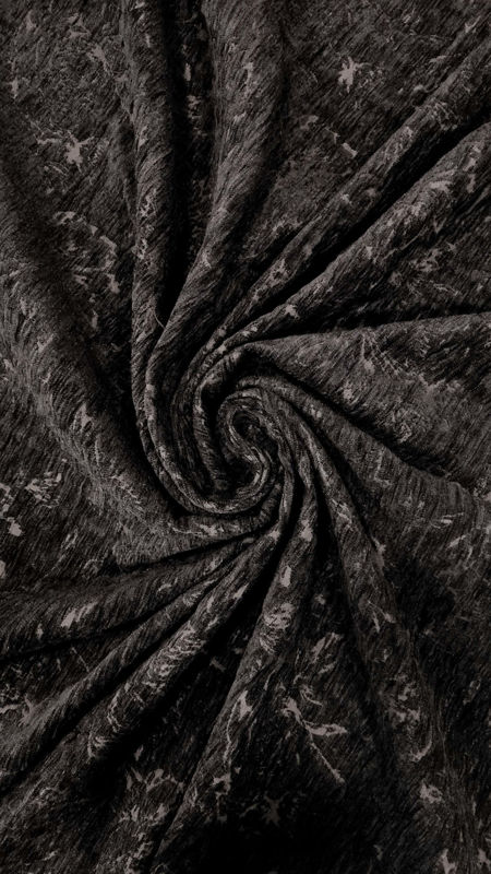 ژاکارد شانل طرح گل رز 040722 مشکی رنگ