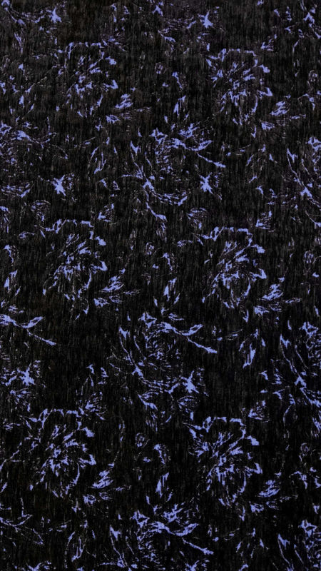 ژاکارد شانل طرح گل رز 040722 مشکی سرمه ای رنگ