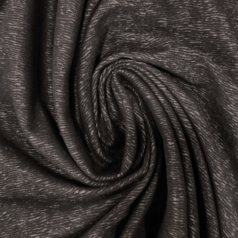 زمستانی جیر مخمل طرح دار 040807 ذغالی رنگ