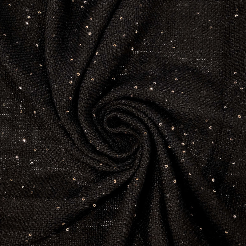 هندی جوت پولک دوزی 040702 مشکی رنگ